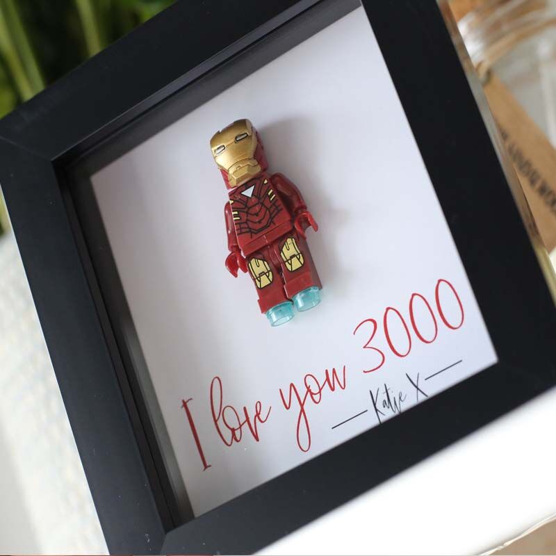 "I Love You 3000" Personalized Superhero Frame