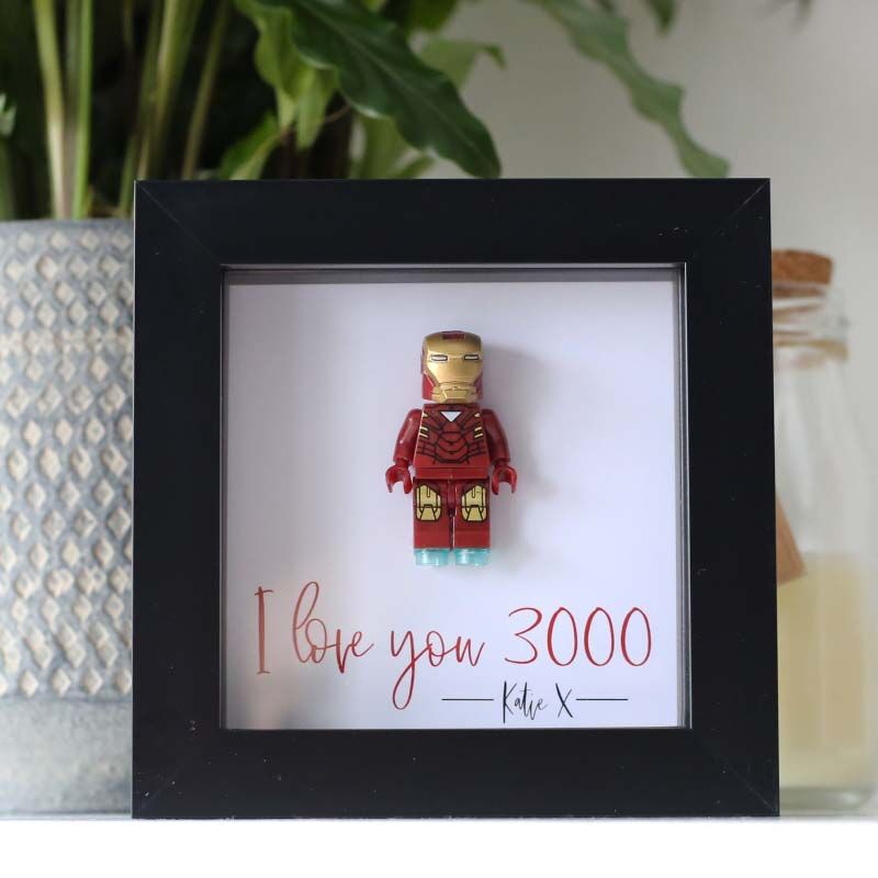 "I Love You 3000" Personalized Superhero Frame